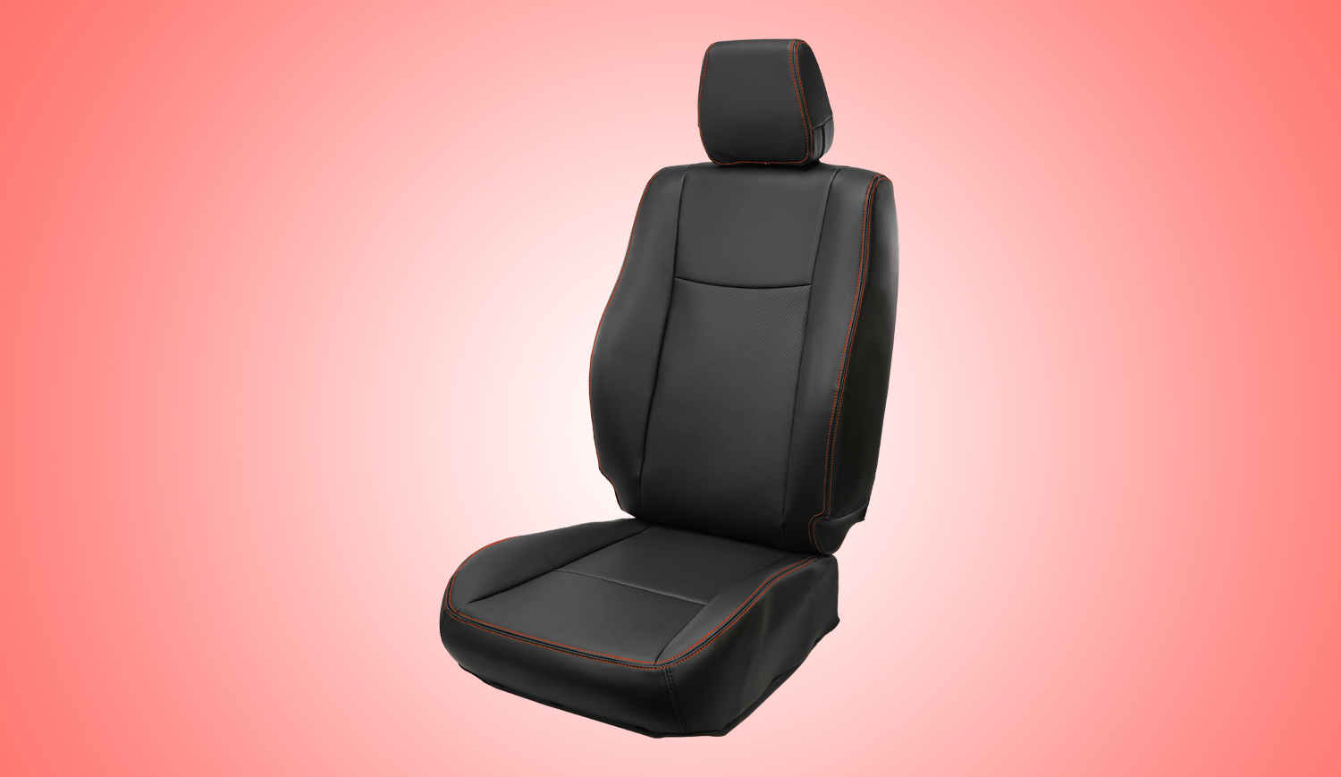Mahindra XYLO XCLUSIVE Artificial Leather Seat Covers (Black /Tan) - Main Image